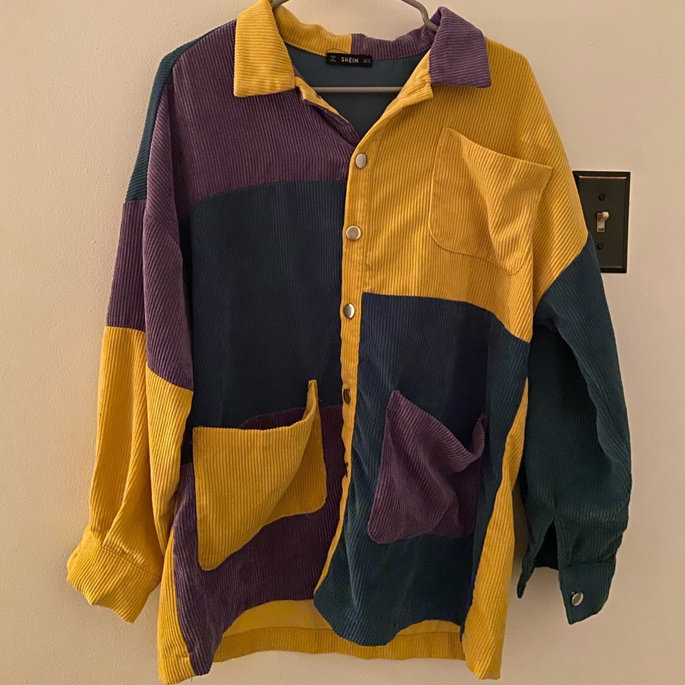 Colorful Retro Button Up Shirt